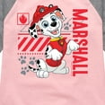 thumbnail image 3 of Paw Patrol - Marshall Vertical - Toddler & Youth Girls Raglan Graphic T-Shirt, 3 of 5