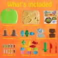 thumbnail image 4 of Dinosaur Color Dough Toys, 37 Pieces Dino Theme Color Dough Tools Accessories with Volcano and Fossils for Boys and Girls, 4 of 8