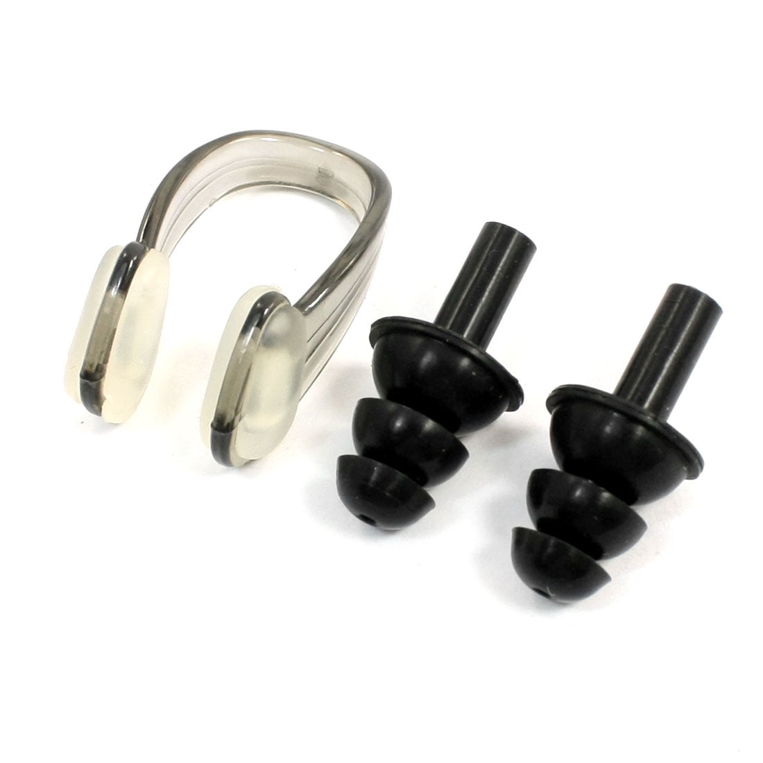One Size Fits Most Water Sports Gear Swimming Nose Clip + Earplugs Set For  Swimmers - Walmart.com
