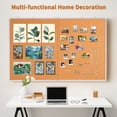 thumbnail image 3 of maxtek Large Cork Board 48 x 36 in, Bulletin Board for Walls, 4'x 3' Extra Aluminum Framed Corkboard, Foldable Wall Mounted Pin Memo Notice Cork Board for Office, Home Wall Display, 3 of 8