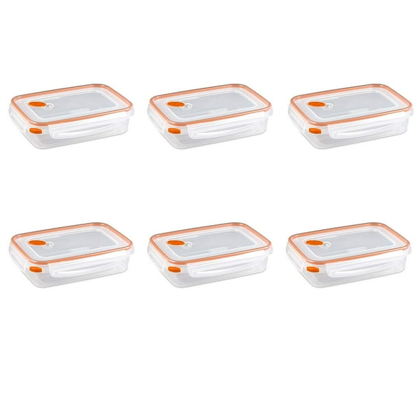 03211106 Ultra Seal 5.8 Cup Food Storage Container, Clear lid and base