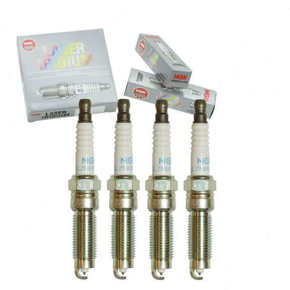 4 pc NGK Laser Iridium Spark Plugs compatible with Ford Escape 1.5L L4 2017-2019