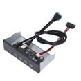 thumbnail image 1 of Culto de Panel Frontal de 5.25 Pulgadas, 5xusb3.2 Gen1 5Gbps GL3510 ESTABLE PANEL DEL PANEL DEL PANDER DE ACESORIO PARA ACESOR, 1 of 7