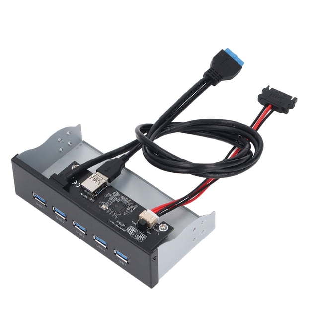 Culto de Panel Frontal de 5.25 Pulgadas, 5xusb3.2 Gen1 5Gbps GL3510 ESTABLE PANEL DEL PANEL DEL PANDER DE ACESORIO PARA ACESOR