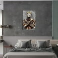 thumbnail image 6 of African American Wall Decor Motivational Black Art Black Man Positive Quotes Poster Boys Framed Bedroom Inspirational Office Encouragement Gifts for Men Positive Affirmations Picture 12X16in Framed, 6 of 6