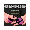 thumbnail image 4 of 1 Pair Unisex Half Four Finger Wrist Training Gloves Sport Fitness Gym Exercise Accessories Anti-slip, 4 of 5