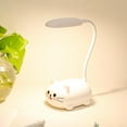 thumbnail image 4 of Cbcbtwo Desk Lamp, Adjustable Goose Neck LED Table Lamp, Eye-Protecting Reading Lamp, with Cute Kawaii Cartoon Cat Base, USB Charging, Desk Lamp for Home Office Bedroom (Blue), 4 of 5