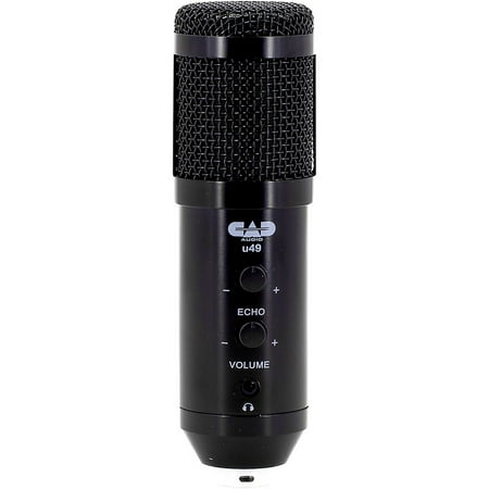 CAD Audio USB Side Address Studio Micropnoe with Headphone Monitor and Echo