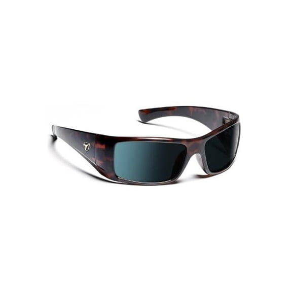 7eye 810653 Shaun Sharp View Polarized Gray Sunglasses- Small & Medium
