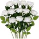 thumbnail image 1 of 11 Red Artificial Flower, Silk With Stem, True And Bouquet (4-d-1), 1 of 5