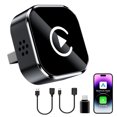 thumbnail image 1 of 2025 New Upgraded Ultra-Compact Wireless CarPlay & Android Auto 2-in-1 Adapter for 2017+ Factory Wired Car Systems, Supports iOS 10+/Android 11+, Auto Reconnect, Voice/Touch Control, Includes USB-USB, 1 of 7