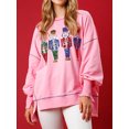 thumbnail image 3 of Sudadera con estampado de Cascanueces Y2k para mujer, suéter navideño con lentejuelas, camisa de Cascanueces, jersey de manga larga con cuello redondo, 3 of 5