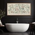 thumbnail image 4 of IDEA4WALL Extra Large Framed Canvas Print Wall Art Floral Pattern Botanical Vintage Art Nature Wilderness Wildflowers Wall Decor Oversized Artwork Relax/Calm for Room Decor - 60"x30", 4 of 5