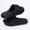 black, variant on Men's Fashion Thick Sole Cloud Slides Non-Slip Pillow Sandals for Shower Casual Wear