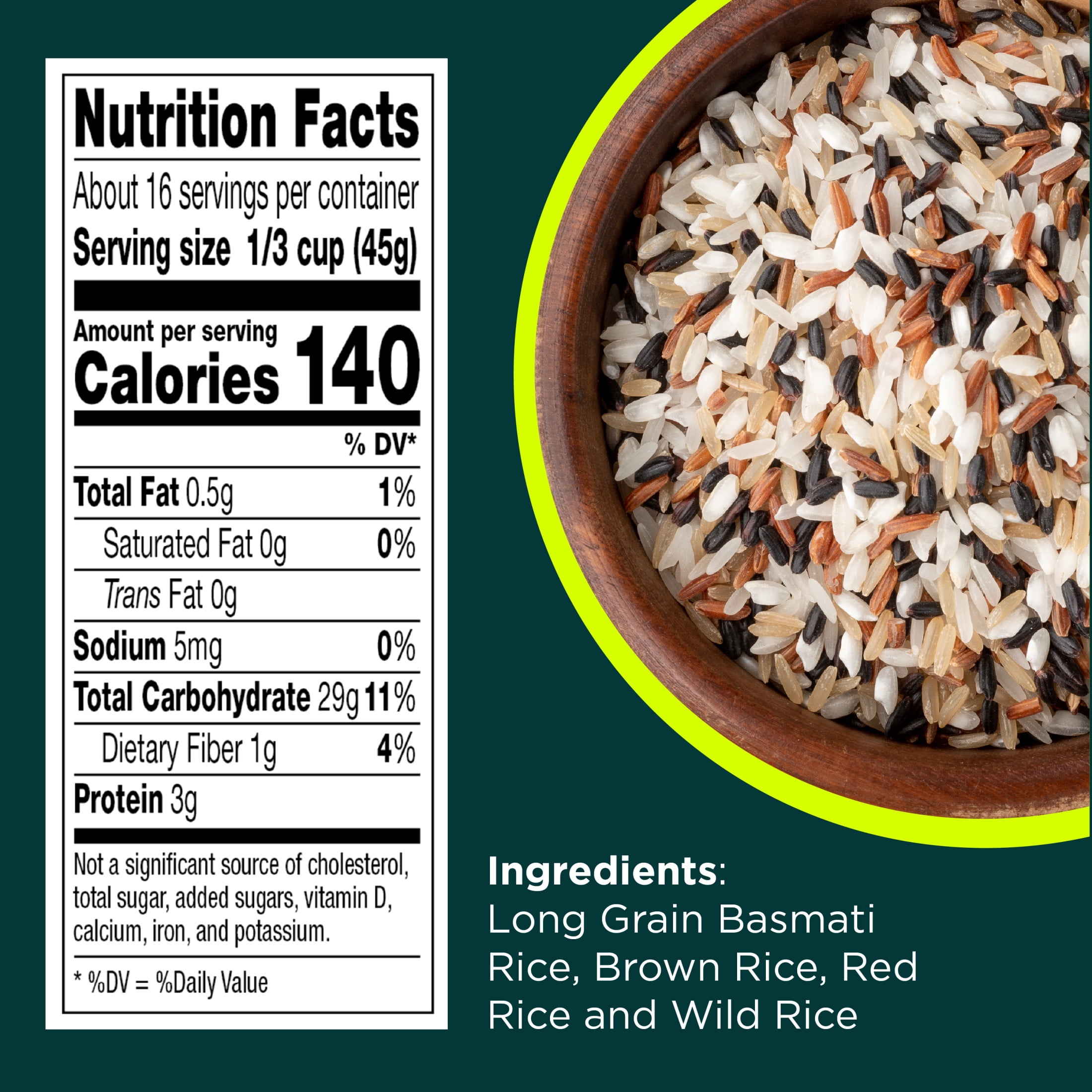 (2 pack) RiceSelect Premium Royal Blend Rice, Texmati Rice Blend, 21 oz Jar