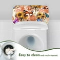 thumbnail image 4 of ZIATUBLE Sunflower Toilet Tank Top Cover Butterfly Rose Toilet Tank Dust Cover Washable Toilet Tank Cover Protector with Elastic Bottom Toilet Tank Lid Covers for Bathroom, 4 of 5