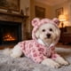 thumbnail image 4 of Invierno para: abrigo cálido de forro polar con capucha y estampado de leopardo para perros franceses y pequeños. En pocas palabras, es lo mismo., 4 of 7