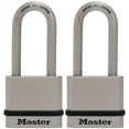 thumbnail image 1 of Candado de Acero Macizo Master Lock 5 cm Grillete Encogido Paquete de 2 Keyed Alike, 1 of 8