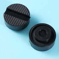 COSMOBETTY Floor Jack Pad Adapter Black Rubber 1Pack 2.6x2.6x1.6in