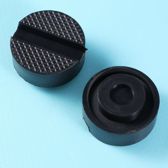 COSMOBETTY Floor Jack Pad Adapter Black Rubber 1Pack 2.6x2.6x1.6in
