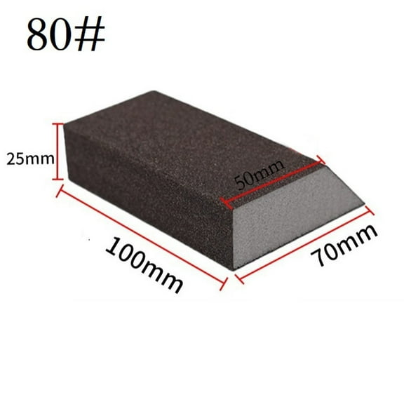 1pc 60-240Grit Wall Tile Grinding Sponge Sand Block Sandpaper Polishing Pad Sanding Block Sander Sponges For Wood Drywall Metal