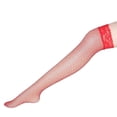 thumbnail image 4 of Breathable Lace Stockings For Women Fishnet Multi Colot High Thigh Bandage Sexy Low Tube Socks Skarpetki Damskie, 4 of 5