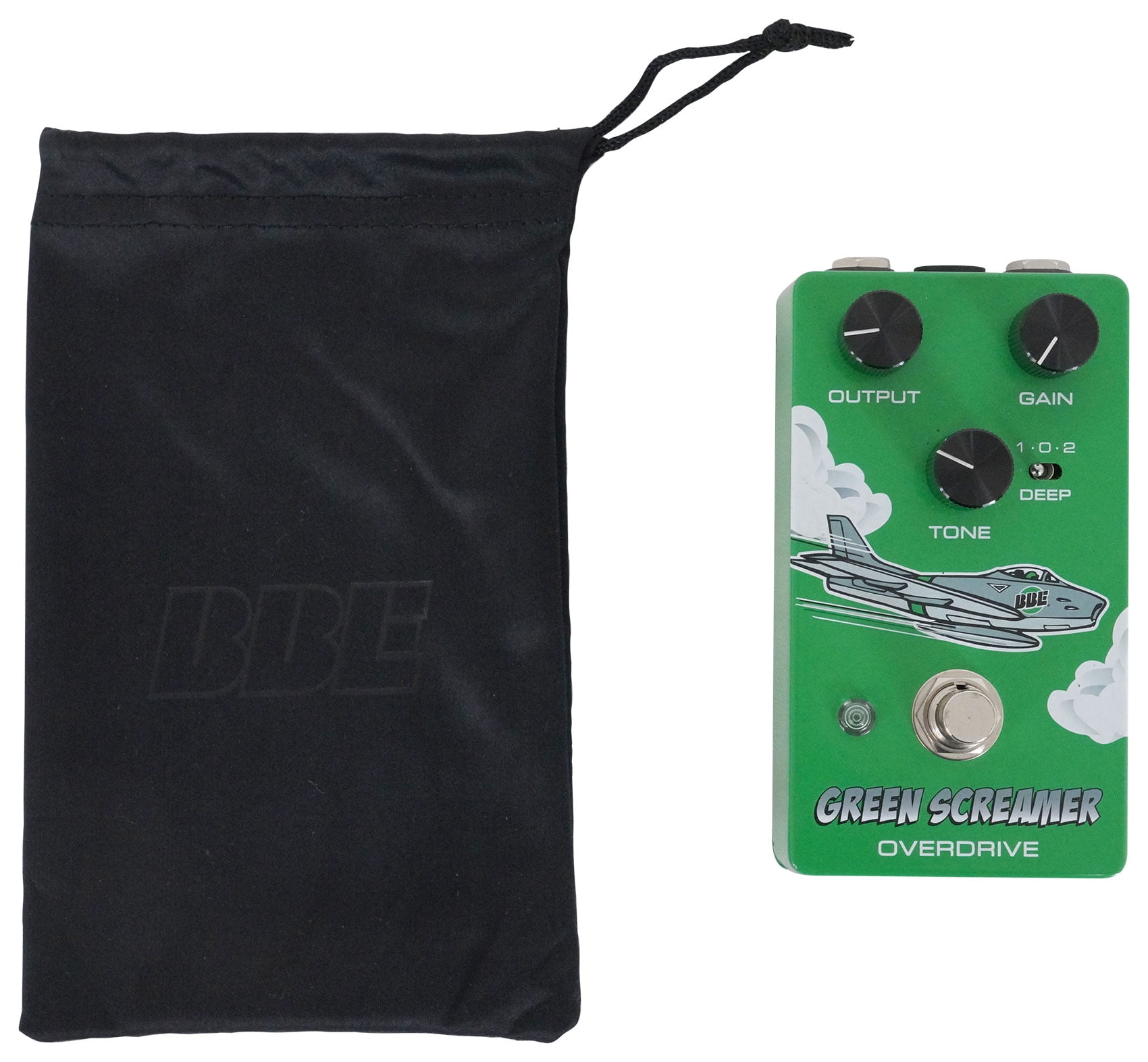 BBE 1-GSV2 Green Screamer V.2. Compact Modified Vintage Overdrive Pedal