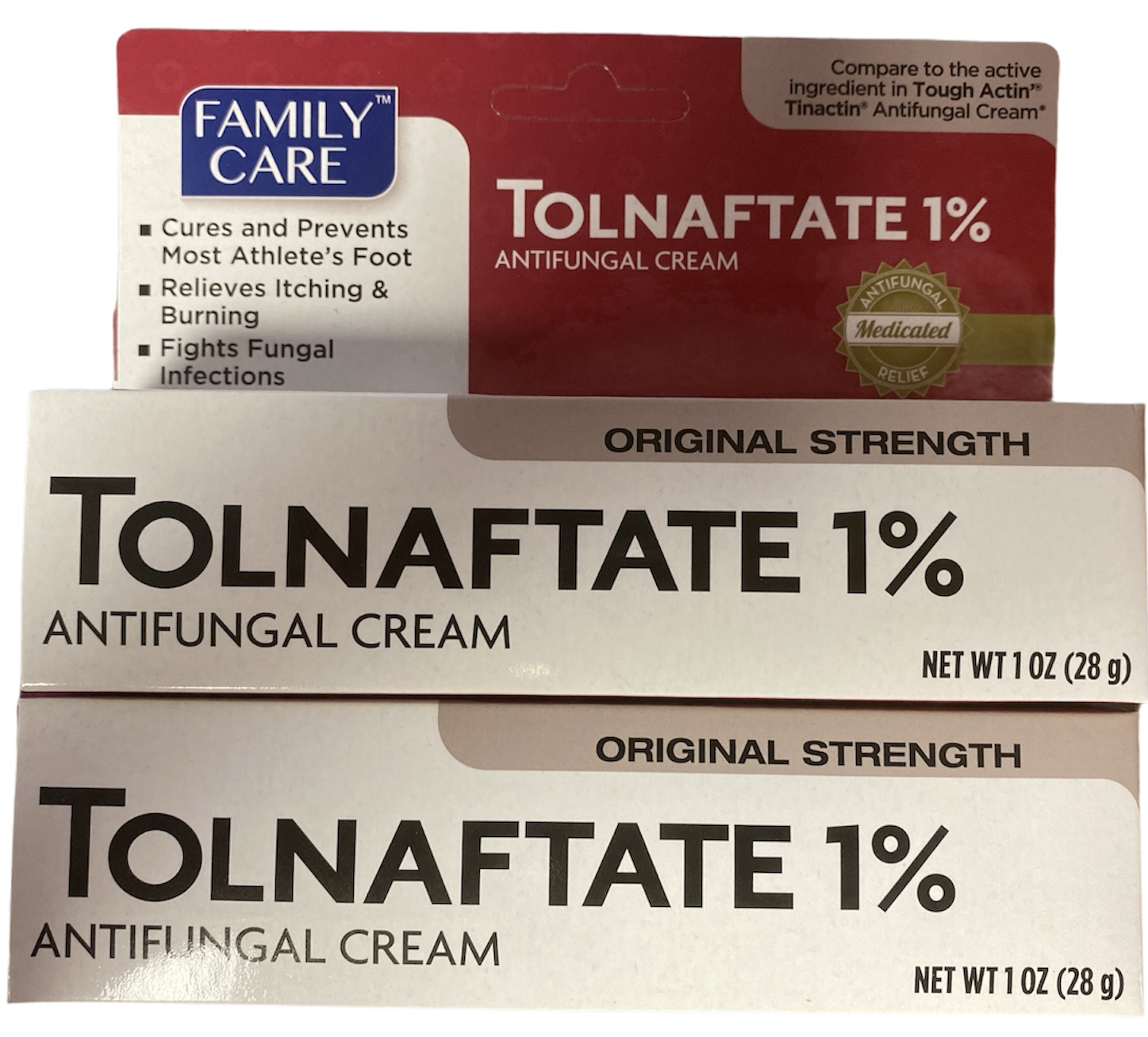 Tolnaftate 1 Antifungal Cream 1 oz Original Strength Pack Of 2