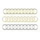 thumbnail image 3 of 100 cuentas para trenzas, joyería Hzpohyz para el cabello, accesorios para rastas, anillos, clips, bobinas, conchas para trenzar el cabello, decoración de barba, 3 of 4