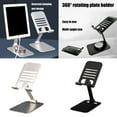 thumbnail image 2 of For Tablet Smartphone Desk Mount Rack, 360 Degree Rotating Adjustable Aluminum Stand Handsfree Viewing Adjustable, 2 of 10