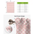 thumbnail image 4 of Drapes Short Kitchen Curtain Window Up Tie Modern Bedroom Room Living for Curtains Tie Bow Texture G, 4 of 5