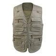 thumbnail image 2 of Chaqueta Casual de Fotógrafo con Múltiples Bolsillos para Hombre - 3XL Sunnimix Chaleco de la pesca, 2 of 8