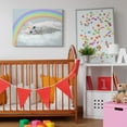 thumbnail image 2 of Stupell Industries Rainbow Cloud Fantasy Cat Feline Unicorn in Clouds Canvas Wall Art Design by Ziwei Li, 30" x 40", 2 of 4