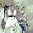thumbnail image 4 of DIY Pintura Al para Adultos Pintura para Niños Por Kit de Números Pintura Al Digital 16x20 Pulgadas Vestido de novia, 4 of 7