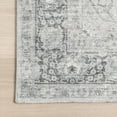 thumbnail image 5 of Bayberry Vintage Machine Washable Area Rug, 3' x 5', Ivy Light Grey, 5 of 9
