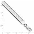 thumbnail image 3 of Sterling Silver Rhodium-plated 7.3mm Magic Herringbone Chain, 3 of 3
