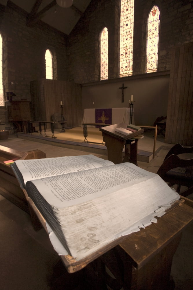 Bible In Church Can