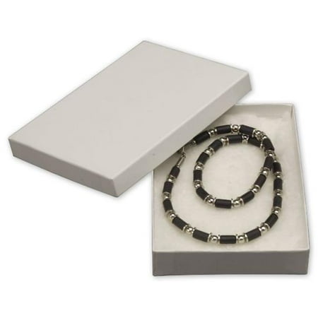 Bags & Bows by Deluxe 52-050301-9 White Krome Jewelry Boxes - Case of 100