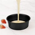 thumbnail image 4 of Round Cake Pan 8 Inch Removable Bottom Nonstick, 2-Piece Baking Pans Sets Nonstick for Oven, Baking Pan for Cake Pizza Cheesecake, Food Grade Nonstick Coating, 4 of 5