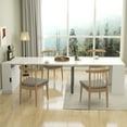 thumbnail image 2 of Modern Multifunctional Extendable Dining Table with Outlet, Space Saving Expanding Table with Storage for Party, Weddings, Meetings, Celebrations, 2 of 8