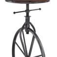 thumbnail image 4 of Armen Living Harlem Tabouret de Bar Réglable en Gris Industriel, 4 of 6