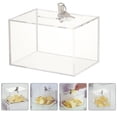 thumbnail image 3 of Transparent Donation Box Suggestion Box with Lock Complain Letter Box Donation Box, 3 of 9