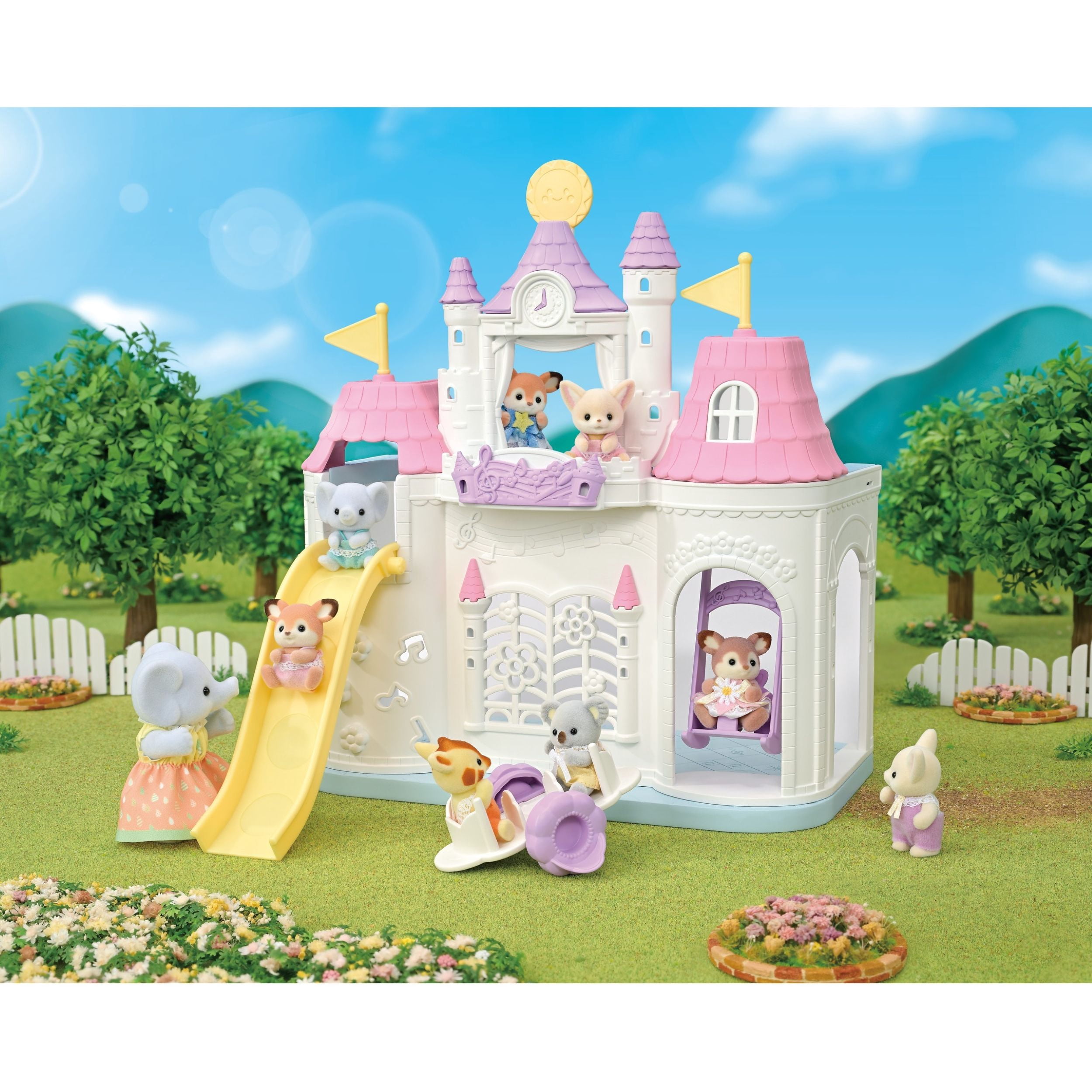Calico Critters Playtime Castle Nursery, Doll Playset for Ages 3+