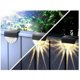 thumbnail image 3 of Luces solares LED para patio, luces solares para escaleras, luces solares LED impermeables para patio, patio, entrada, porche, entrada, blanco cálido/color de cadena, 3 of 5