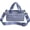 Blue, variant on Mini Gym Bag, Small Sling Bag for Women, Adjustable Womens Gym Bag, Tote Bag for Women, Small Duffle Bag for Women (Black)