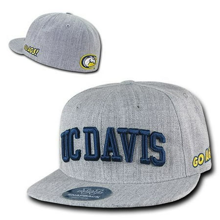 University California UC Davis Aggies NCAA Fitted Flat Bill - Hat / Cap _6 7/8