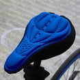 thumbnail image 2 of Funda de sillín Bike 3D Saddle Seat Cover Bicicleta Transpirable Soft Comfort Pad Acolchado Cojín (A TOMSHOO Funda de sillín, 2 of 7