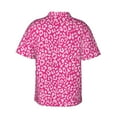 thumbnail image 3 of Daiia Leopard Hawaiian Shirt for Men Gentle Cotton Regular Short Sleeve Casual-Small, 3 of 9