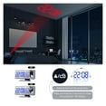 Digital Alarm Clock LED Projector Temperature Thermometer Desk Time