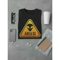 thumbnail image 3 of Area 51 Sign T-Shirt Men -Image by Shutterstock, Male x-Large, 3 of 4